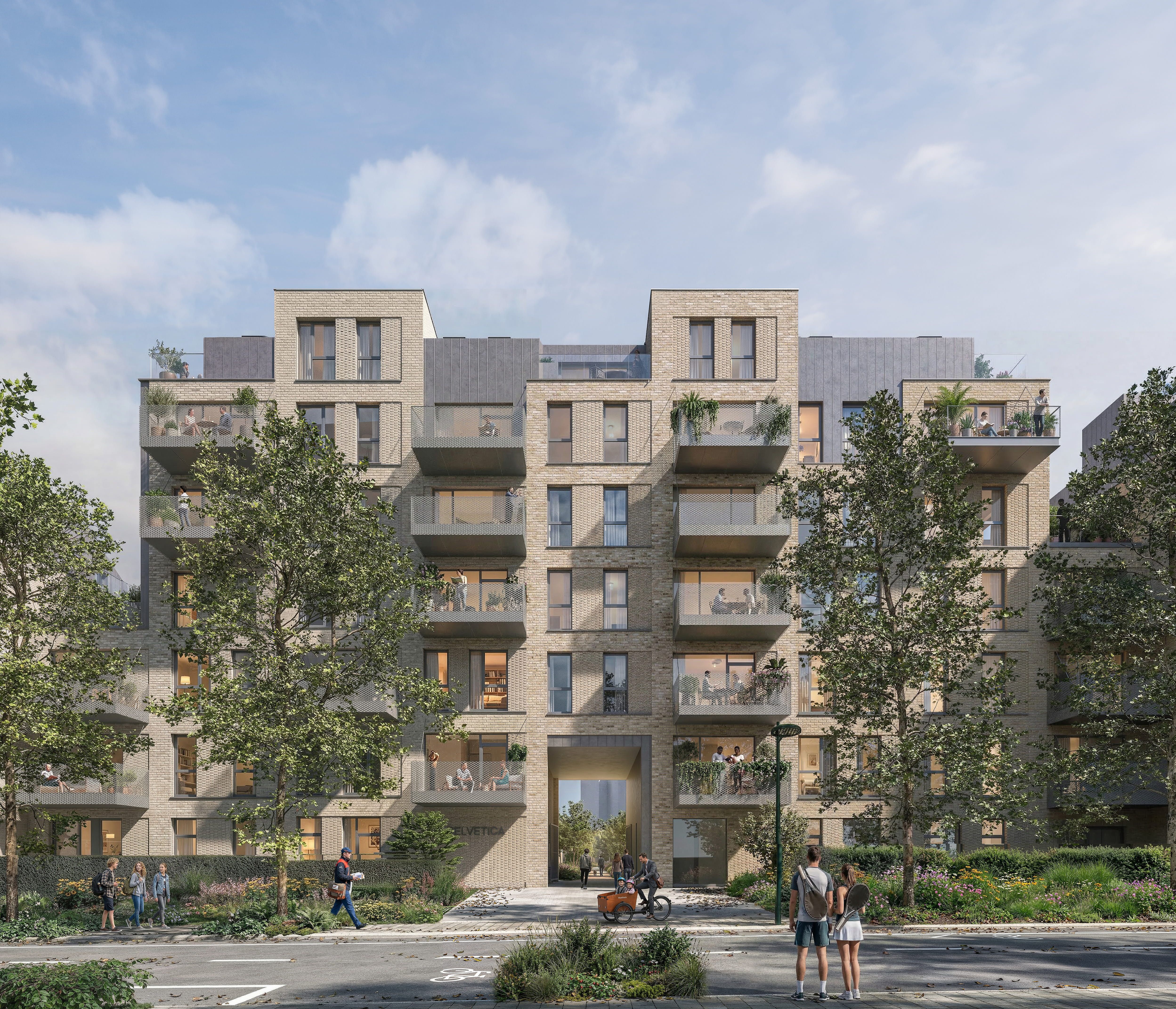 Helvetica: Sustainable Living in Evere