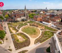 Rooftop studio (47m²) with 2 terraces for sale in Roeselare.