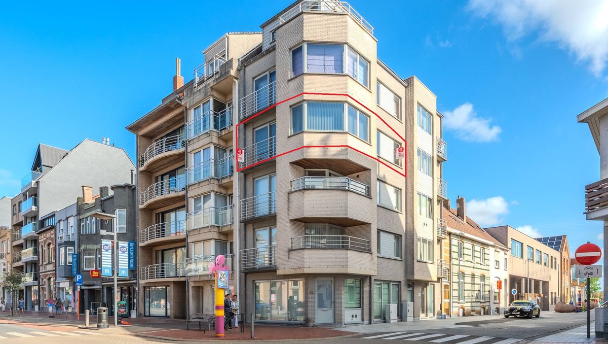 Appartement d'angle lumineux avec deux chambres au centre !