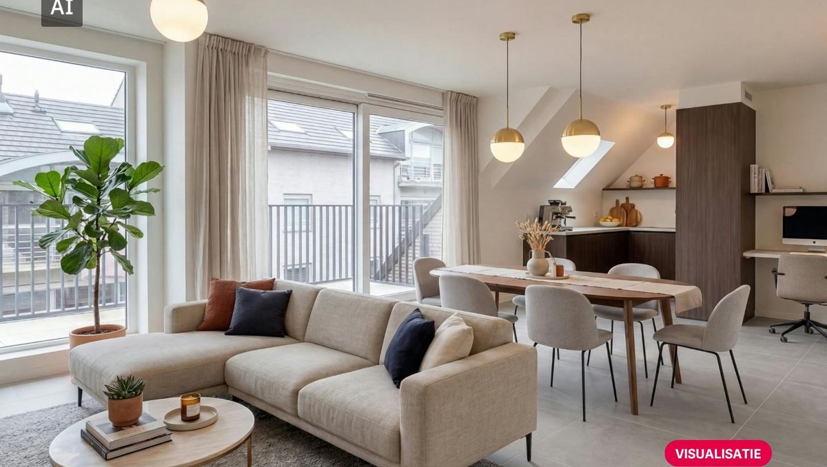 Afgewerkt nieuwbouwappartement te koop in Desselgem