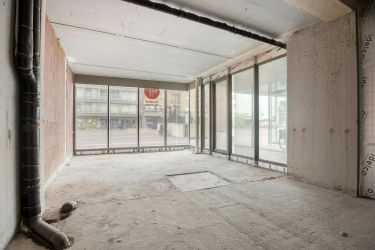 New construction of the hull commercial space in Oostduinkerke
