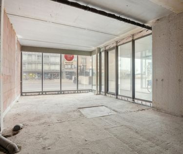 New construction of the hull commercial space in Oostduinkerke