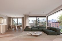 Penthouse met royaal terras en 3 slaapkamers te Loppem