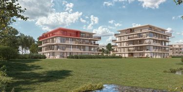 Penthouse met royaal terras en 3 slaapkamers te Loppem