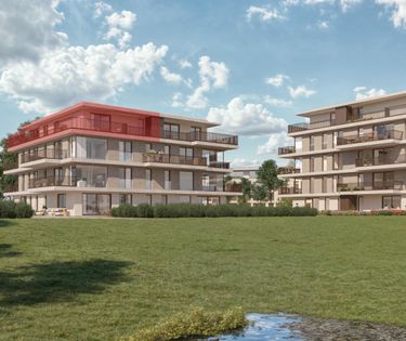 Penthouse met royaal terras en 3 slaapkamers te Loppem