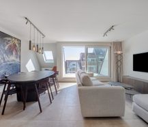 Penthouse met ruime terrassen in het centrum van Koksijde