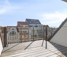 Penthouse met ruime terrassen in het centrum van Koksijde