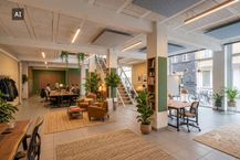 Zeer ruim hoekpand te huur (ca. 405 m²) in hartje Oostende