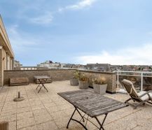 Penthouse (84 m²) met ruim terras (48 m²) vlak bij de Zeedijk