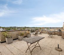 Penthouse (84 m²) met ruim terras (48 m²) vlak bij de Zeedijk