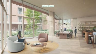 Kantoor ca. 166 m² in project Walle Kortrijk