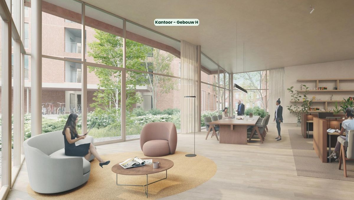 Kantoor ca. 166 m² in project Walle Kortrijk