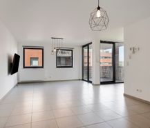 Centrally located 2-bedroom apartment with terrace in Hasselt