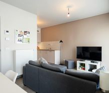 Nieuwbouwappartement met 1 slaapkamer te huur in Beveren-Leie!