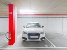 Overdekte parkeerplaats te huur in residentie Odrada!