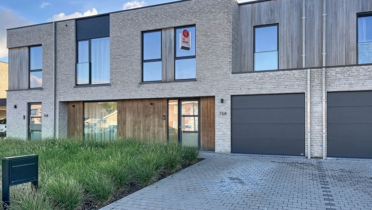 Nieuwbouwwoning met 3 slaapkamers te huur in Zedelgem