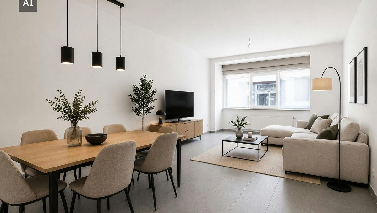 Instapklaar 2 slaapkamer appartement te huur in Heist
