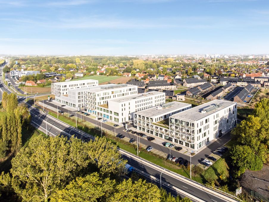 Nieuwbouw kantoor ca. 480m² in R. Plaza Roeselare