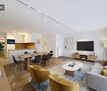 Gerenoveerd appartement met 2 slaapkamers en terras te huur in brugge