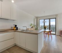 Bright two-bedroom apartment on the Tour & Taxis site