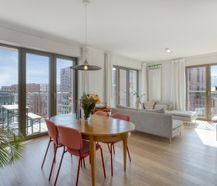 Bright two-bedroom apartment on the Tour & Taxis site