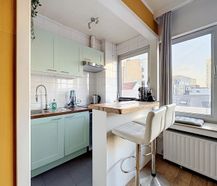 Bemeubelde studio te huur in Antwerpen Duboisstraat