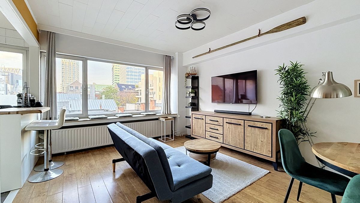 Bemeubelde studio te huur in Antwerpen Duboisstraat