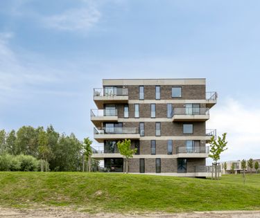 Apartment for sale surrounded by greenery and water in Harelbeke