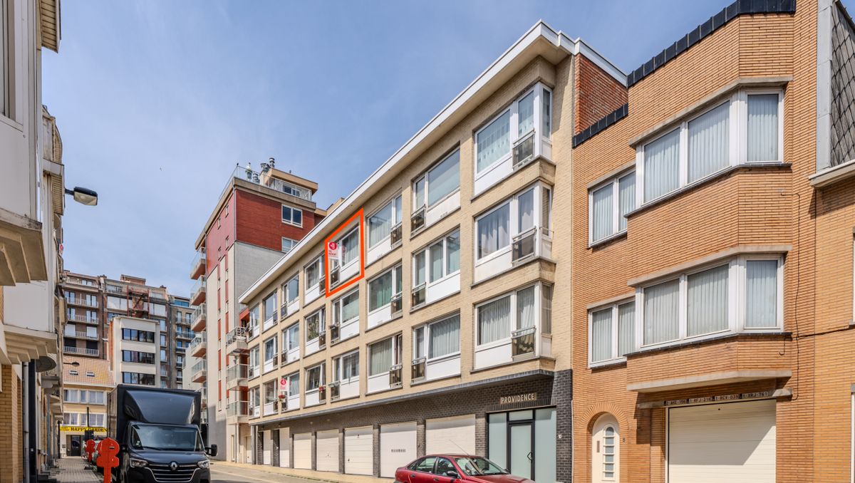 Zonnige studio te koop in het centrum van Middelkerke!