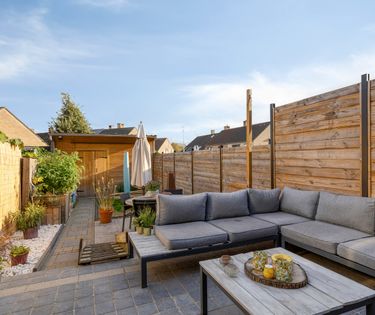 Rijhuis vlakbij de Schorre in Boom met tuin