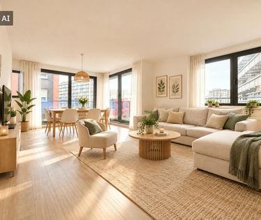 Hoekappartement met 2 slaapkamers en terras te Oostende