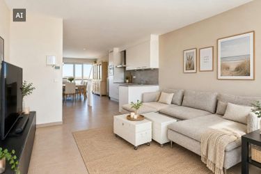Lichtrijk appartement te koop met twee slaapkamers.