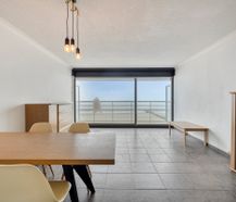 Apartment for sale in Blankenberge with frontal sea view