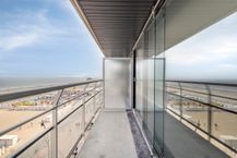 Apartment for sale in Blankenberge with frontal sea view