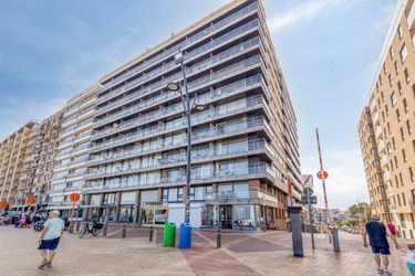 Apartment for sale in Blankenberge with frontal sea view