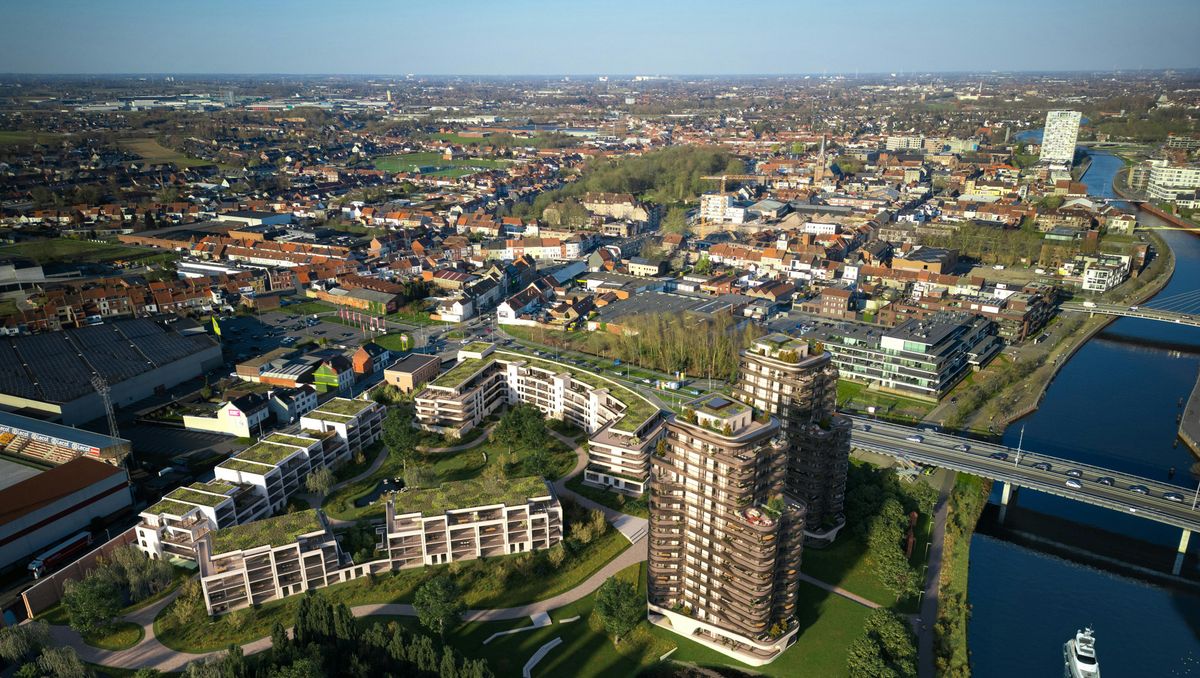 Exclusief wonen aan de Leie met uitzonderlijk terras (76m²)!