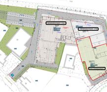 Warehouse on a commercial location near exit E403 in Roeselare