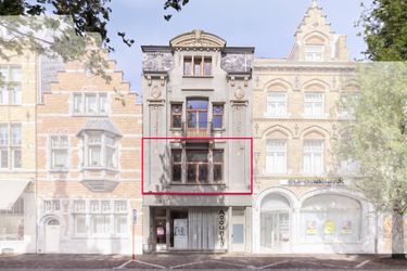 Appartement (energielabel A) met één slaapkamer en terras in Ieper centrum 