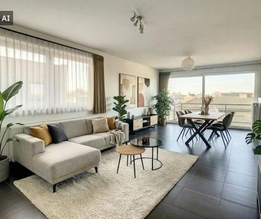 Sfeervol appartement te huur met 2 slaapkamers aan de damse vaart.