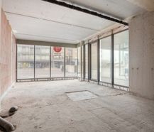 New construction of the hull commercial space in Oostduinkerke