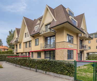 Appartement met 2 slaapkamers en tuintje in centrum Koksijde