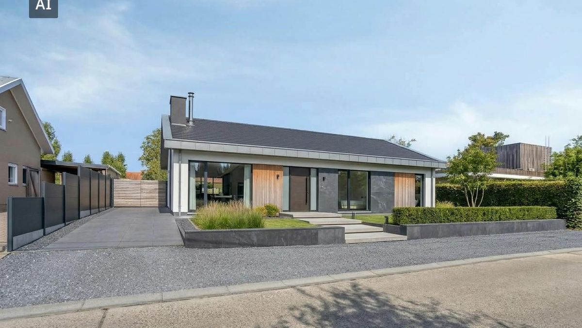 Alleenstaand huis op prachtig stuk grond van 1.037m² in Dentergem