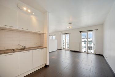 Studio penthouse avec vue sur Tour & Taxis à vendre