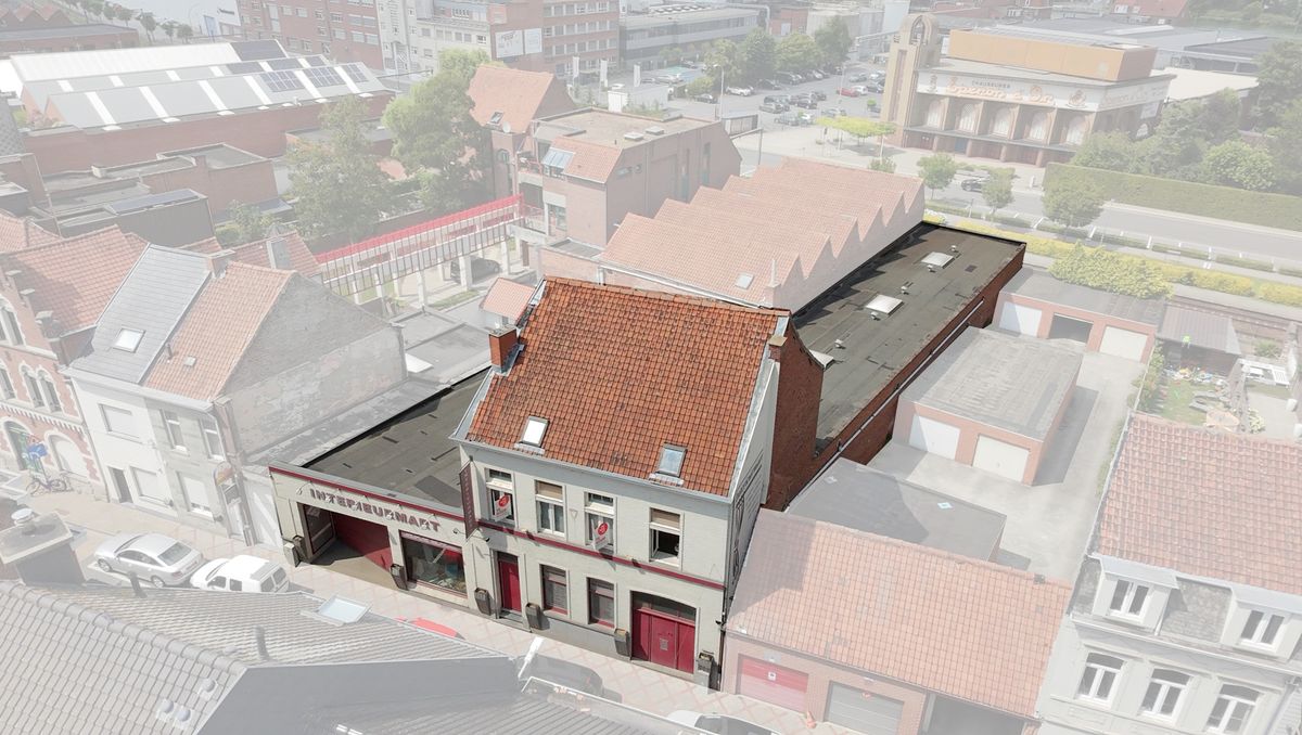 Handelspand met woonst te koop in Izegem
