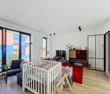 Stijlvol triplex appartement met zonnig terras in Gent