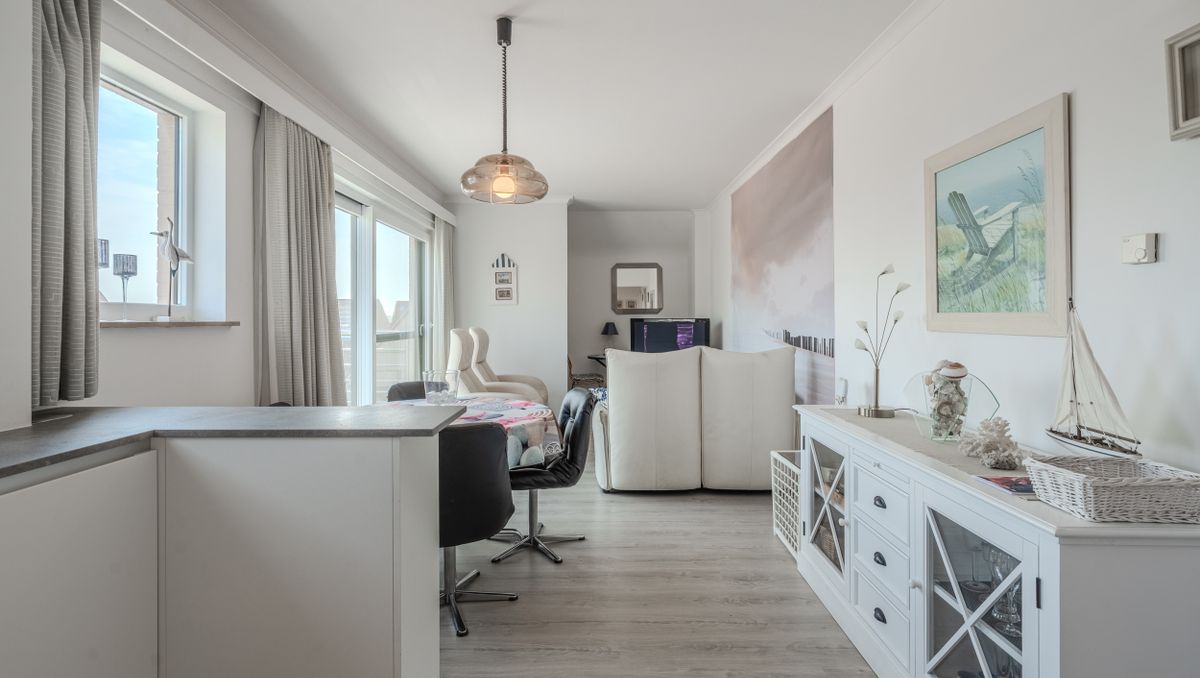 Appartement magnifiquement rénové avec terrasse et 2 chambres