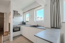 Appartement magnifiquement rénové avec terrasse et 2 chambres