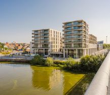 Commerciële ruimte van 191,78 m² te koop in project Kaai City te Kortrijk