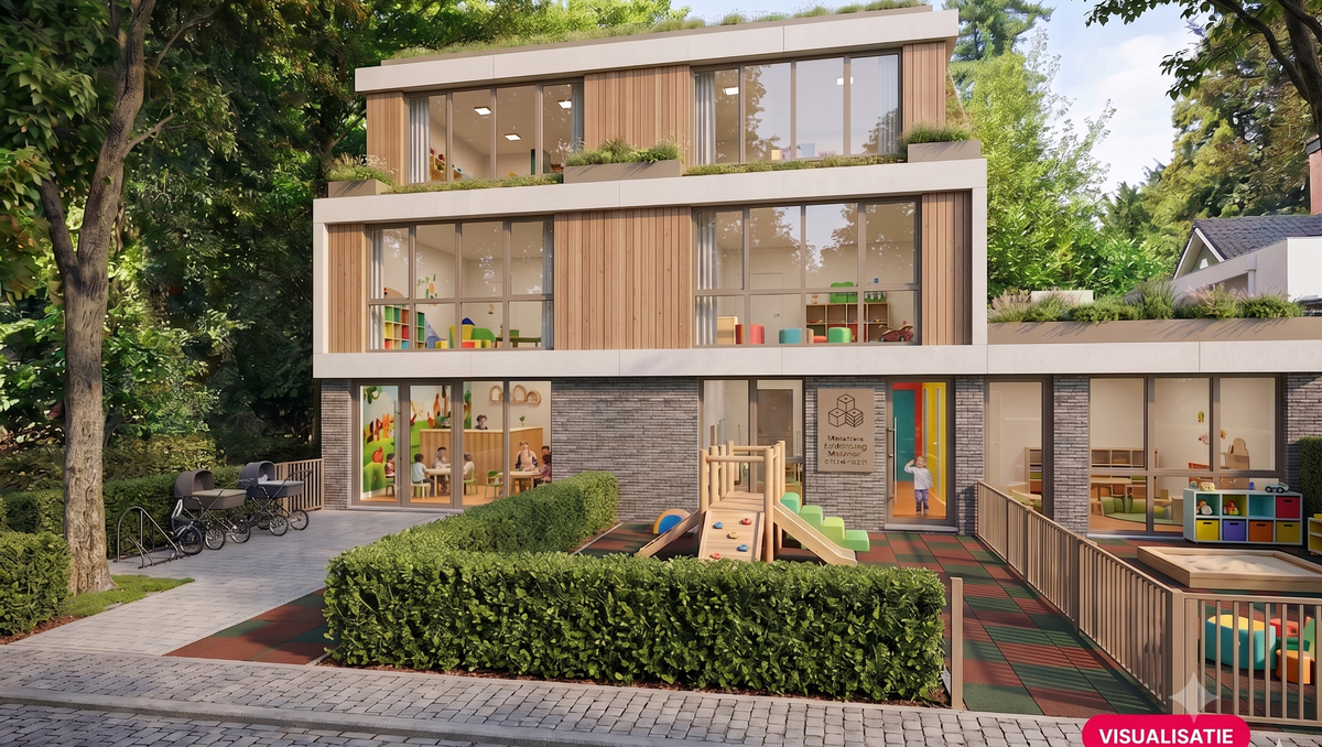 Projectsite voor kinderopvang in Edegem (lot 1 en lot 4)