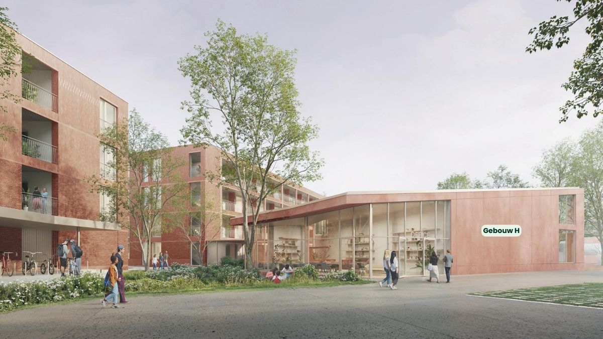 KMO-unit van ca. 160 m² in project Walle Kortrijk